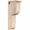 Ekena Millwork Crestline Smooth Corbel w/Backplate, Douglas Fir, 7 1/2"W x 10"D x 26"H COR08X10X26CRE01SDF - alternate 1